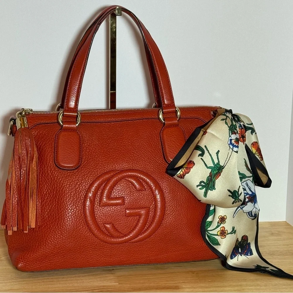 SALE AUTHENTIC Gucci SoHo Leather Handbag